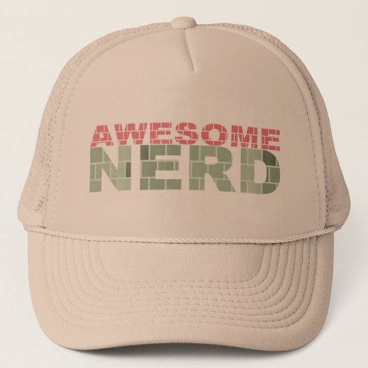 Casquette nerd impressionnant frais (Devant)