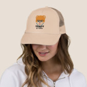 Casquette Nerdy par nature - Drôle chien mignon nerd Poméran (En situation)