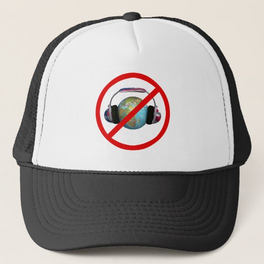 Casquette N'espionne pas le monde (Devant)