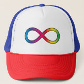 Casquette Neurodiversity infinity symbol (Devant)