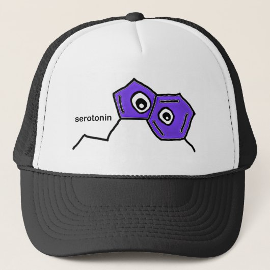 Casquette Neurotransmetteur de sérotonine (Devant)