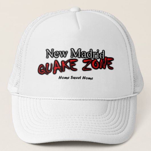 Casquette New Madrid Quake Zone Home Sweet Home (Devant)