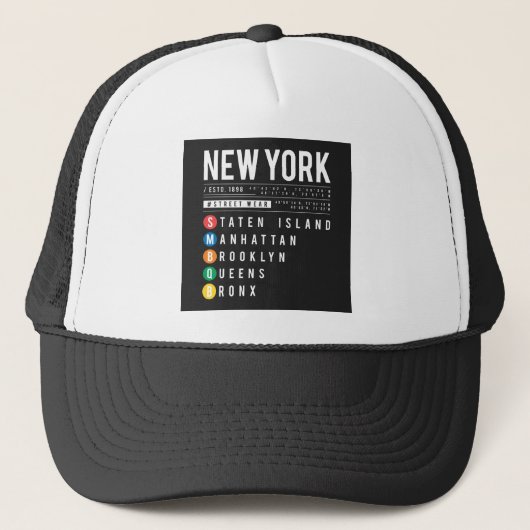 Casquette New York 5 Boroughs (Devant)