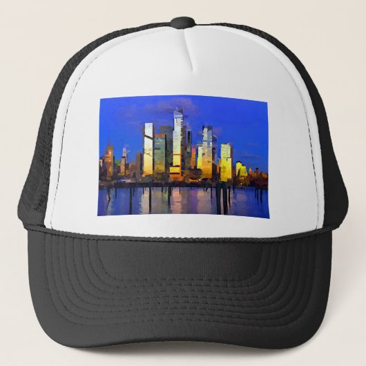 Casquette New York Hudson Yards Midtown Skyline (Devant)