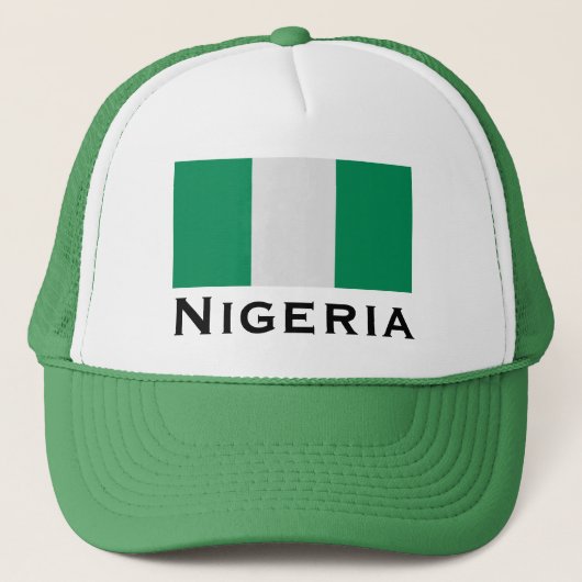 Casquette Nigeria avec le drapeau nigérian (Afrique de l'Oue (Devant)