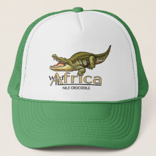 Casquette Nile crocodile. Wild Africa