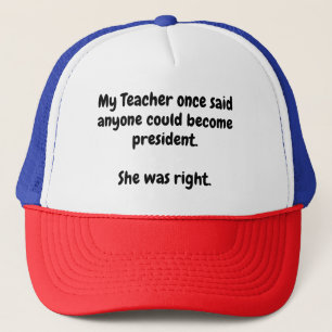 Casquette N'importe qui peut devenir président.