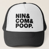 CASQUETTE NIN & COM & POOP. (Devant)