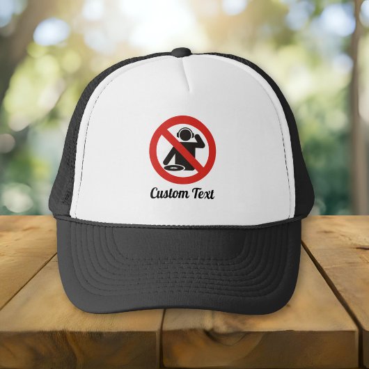 Casquette No-dj zone trucker hat