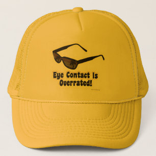Casquette No Eye Contact Drôle Lunettes de soleil Slogan