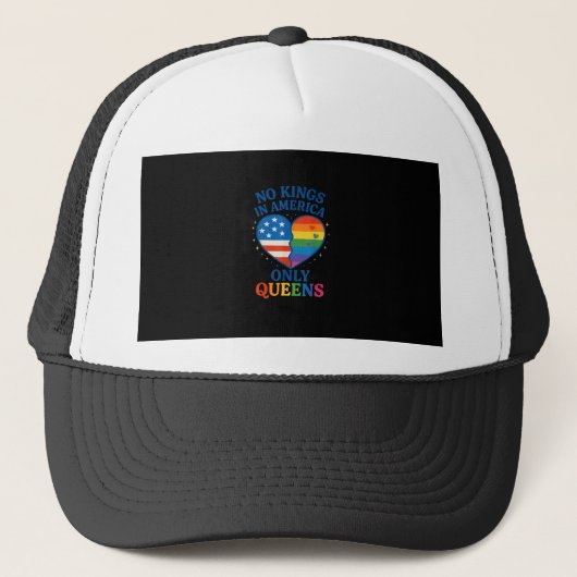 Casquette No Kings In America Only Queens Funny Queer Gay Pr (Devant)