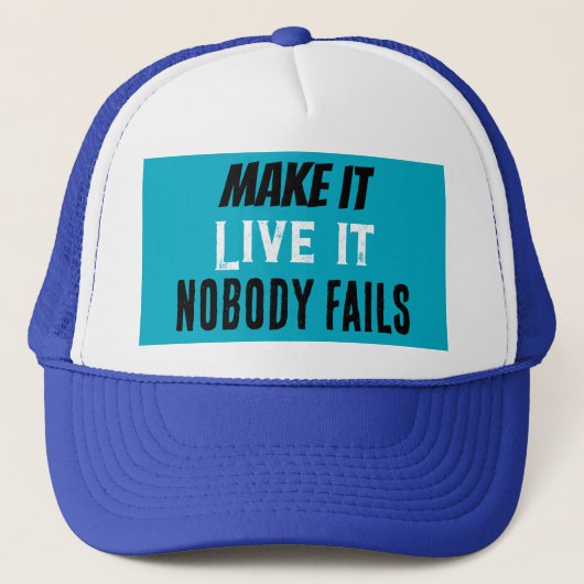 Casquette Nobody Fails (Devant)