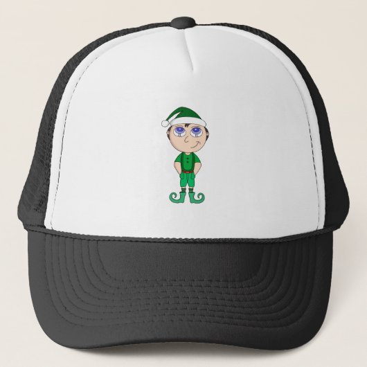 Casquette Noël aux elfes de Noël (Devant)