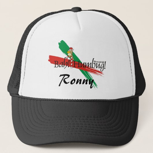 Casquette Noël Bah ! Fumiste ! (Devant)