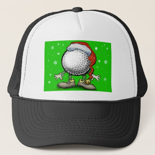Casquette Noël du golf (Devant)