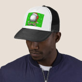 Casquette Noël du golf (En situation)