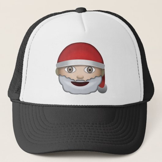 Casquette Noël Emoji de père (Devant)
