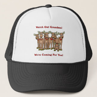 Casquette Noël : Observez la grand-maman