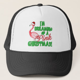 Casquette Noël rose