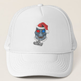 Casquette Noël T Rex