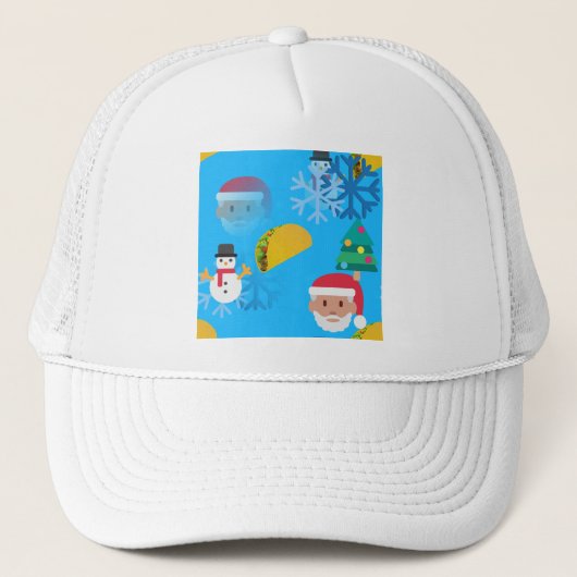 Casquette noël taco emoji (Devant)