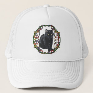Casquette Nœud celtique Chat Noir