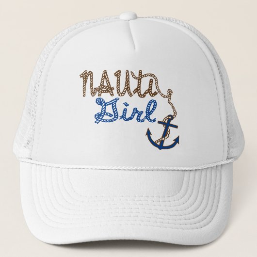 Casquette Noeuds de corde fille Nauti et Ancre (Devant)