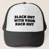 CASQUETTE NOIR AVEC VOTRE RACK (Devant)