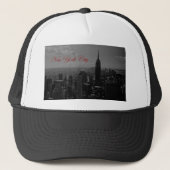 Casquette Noir blanc New York (Devant)