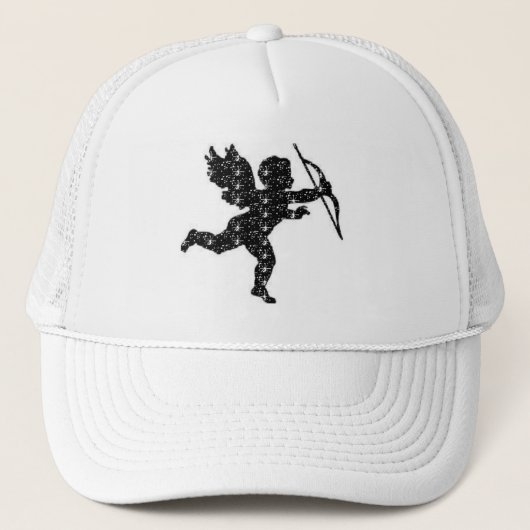 Casquette noir cupide (Devant)