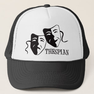 Casquette noir d'acteur