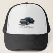 Casquette Noir d'Avalanche (Devant)