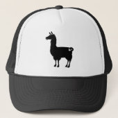 Casquette noir de lama (Devant)