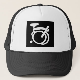 Casquette noir et blanc de Brompton