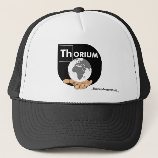 Casquette noir et blanc de thorium (Devant)