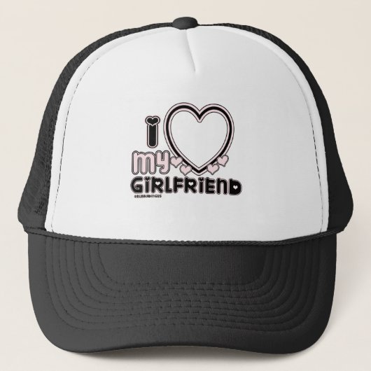 Casquette noir i luv 1 (Devant)