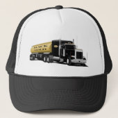 Casquette Noir semi (Devant)