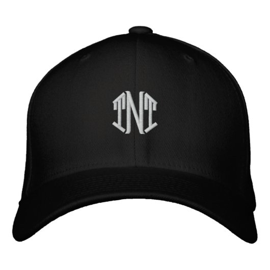casquette noir "TNT" (Devant)