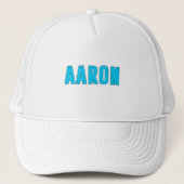 Casquette Nom Aaron (Devant)