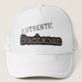 Casquette Nom authentique Clan Buchanan Scottish Tartan (Devant)
