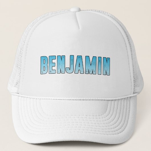 Casquette Nom Benjamin (Devant)
