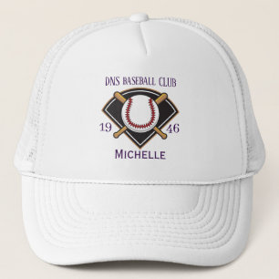 Casquette Nom de club de baseball personnalisé Classique