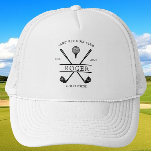Casquette Nom de club de golf classique