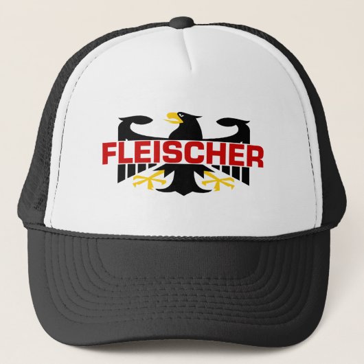 Casquette Nom de famille de Fleischer (Devant)