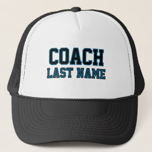 Casquette Nom de famille personnalisé de l'entraîneur