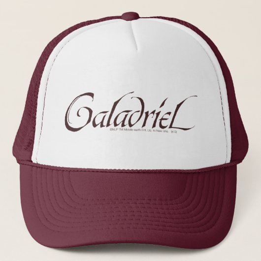 Casquette Nom de Galadriel solide (Devant)
