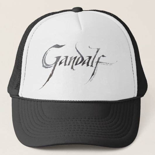 Casquette Nom de Gandalf Texté (Devant)