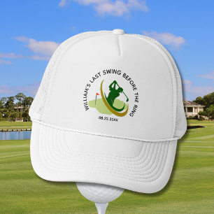Casquette Nom de golfeur pour enterrement de vie de garçon d
