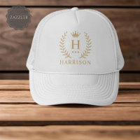 Nom de la Personnaliser et premier monogramme noir