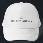 Casquette Nom de l'entreprise | Marque d'entreprise<br><div class="desc">Un design minimaliste de nom d'entreprise dans la typographie classique traditionnelle,  y compris un script manuscrit. L'image de marque idéale pour votre entreprise !</div>